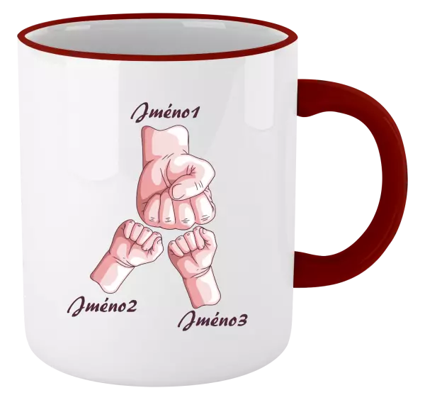 Hrnek Ručičky se jménem