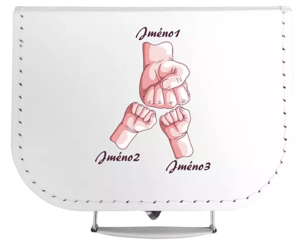 Kufřík Ručičky se jménem