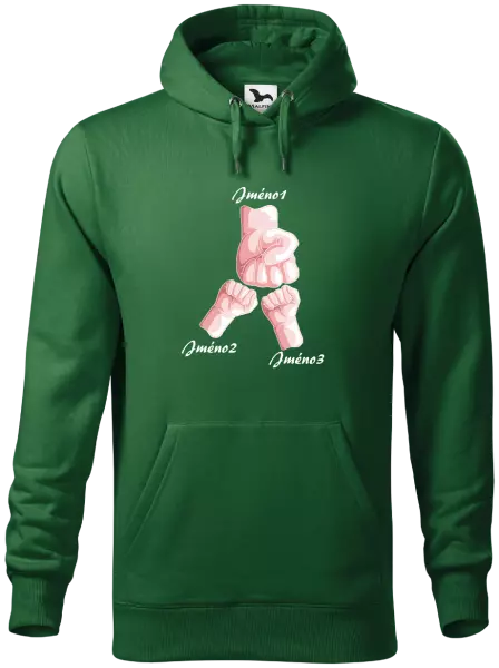 Pánská mikina Ručičky se jménem