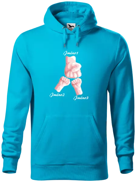 Pánská mikina Ručičky se jménem