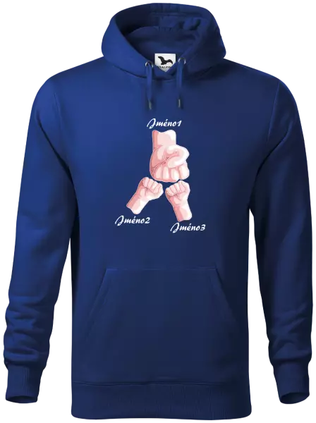 Pánská mikina Ručičky se jménem