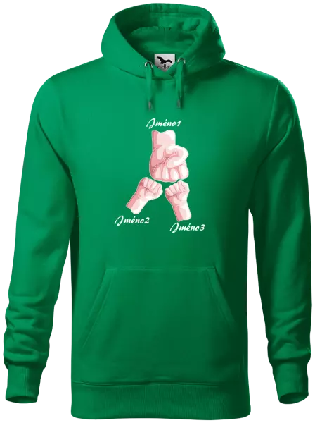 Pánská mikina Ručičky se jménem