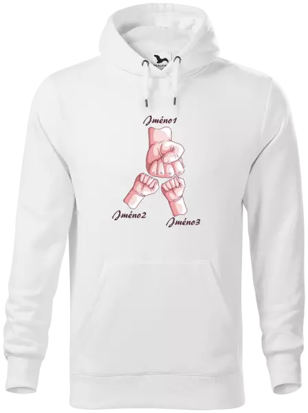 Pánská mikina Ručičky se jménem