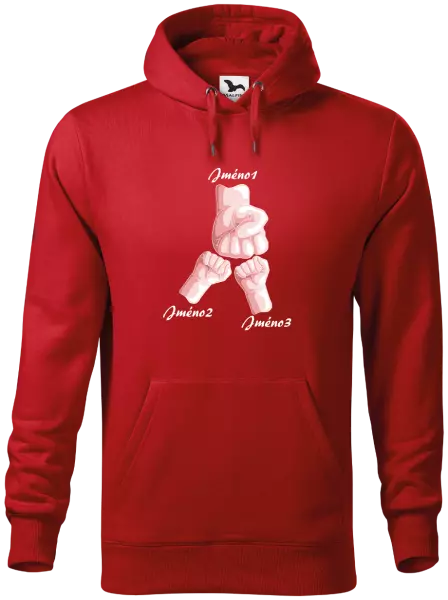 Pánská mikina Ručičky se jménem