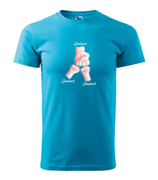 Pánské tričko Ručičky se jménem