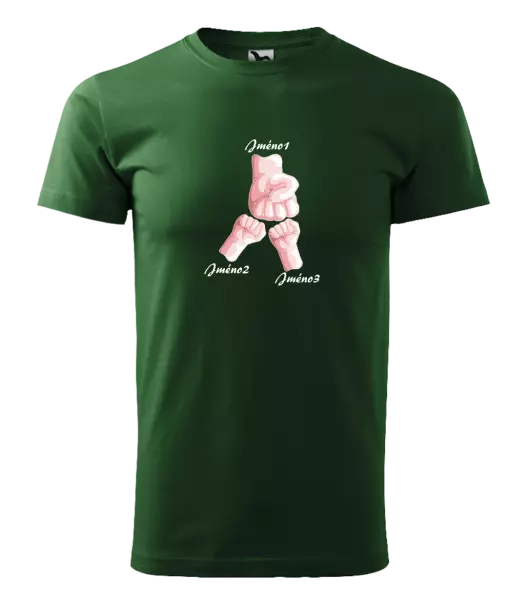 Pánské tričko Ručičky se jménem