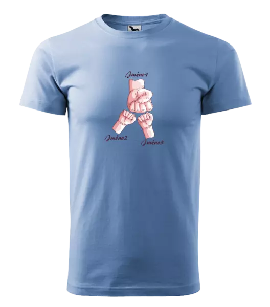 Pánské tričko Ručičky se jménem