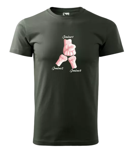 Pánské tričko Ručičky se jménem