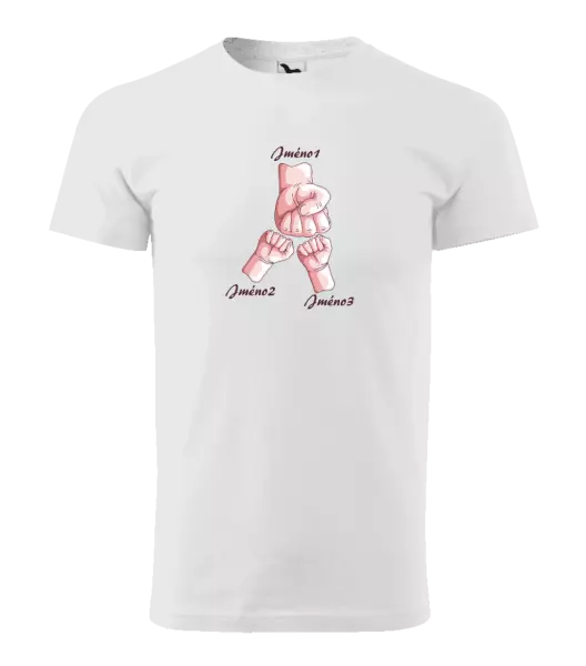 Pánské tričko Ručičky se jménem