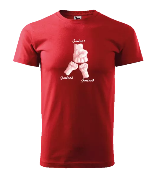 Pánské tričko Ručičky se jménem