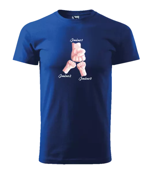 Pánské tričko Ručičky se jménem