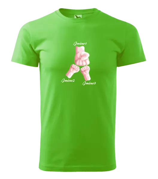 Pánské tričko Ručičky se jménem