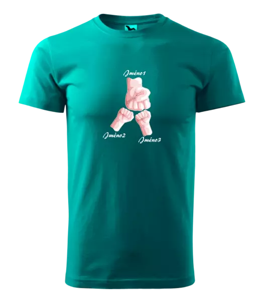 Pánské tričko Ručičky se jménem