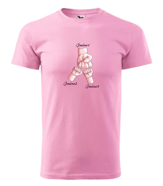 Pánské tričko Ručičky se jménem
