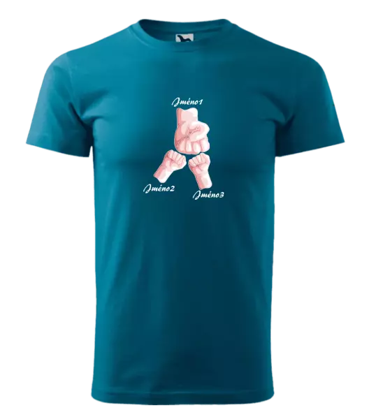 Pánské tričko Ručičky se jménem