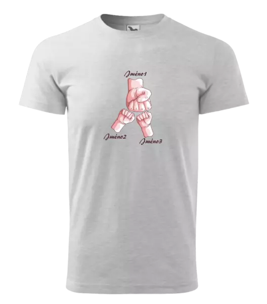 Pánské tričko Ručičky se jménem