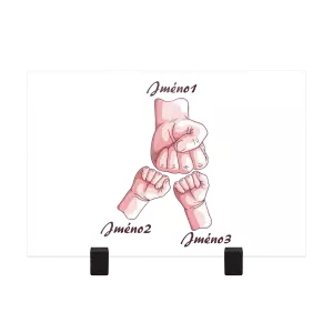 Plexisklo 10 mm Ručičky se jménem