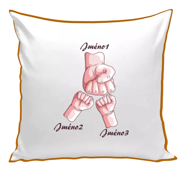 Polštář Ručičky se jménem