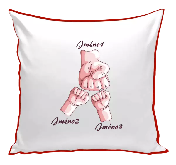 Polštář Ručičky se jménem