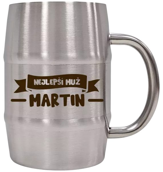 Nerezový chladicí půllitr Nejlepší muž se jménem