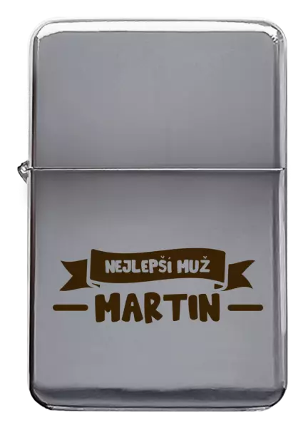 Kovový zapalovač Nejlepší muž se jménem