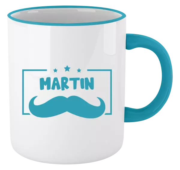 Hrnek Knírek se jménem