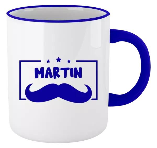 Hrnek Knírek se jménem