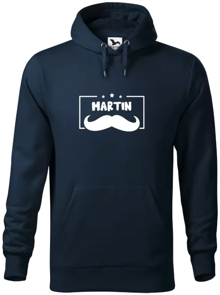 Pánská mikina Knírek se jménem