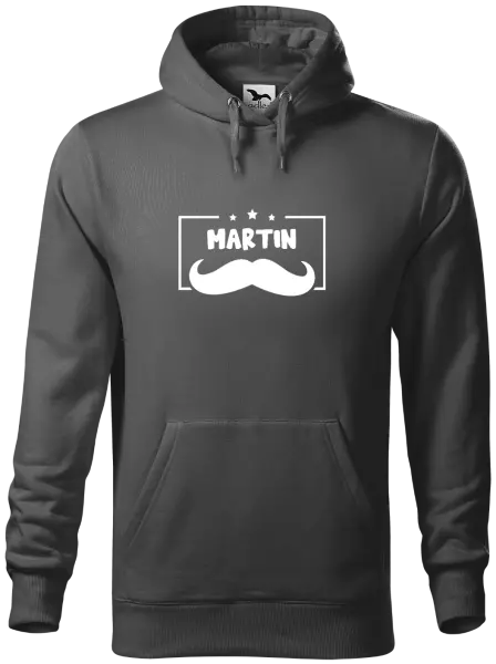 Pánská mikina Knírek se jménem