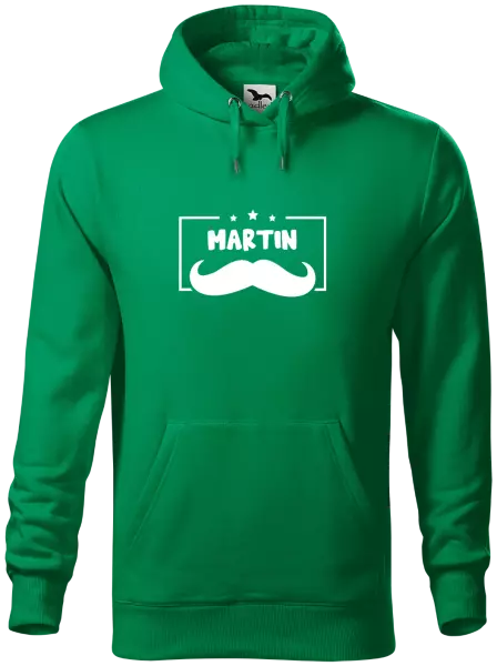 Pánská mikina Knírek se jménem