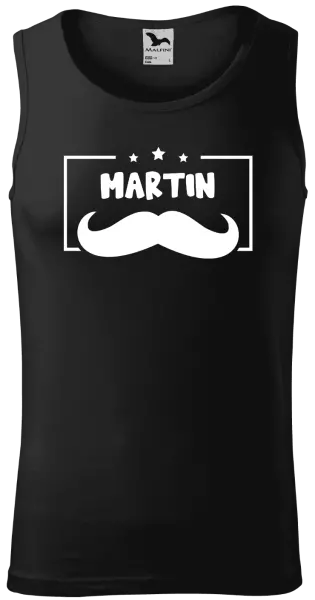 Pánské tílko Knírek se jménem