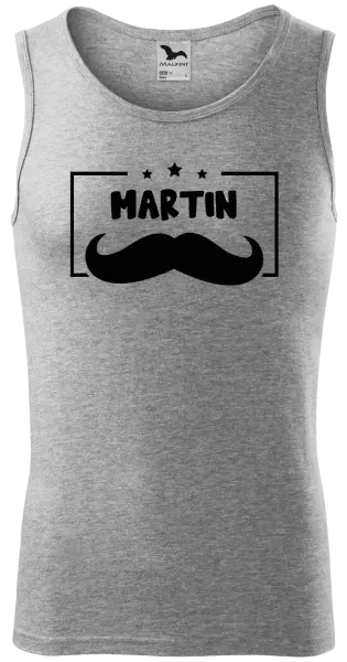 Pánské tílko Knírek se jménem