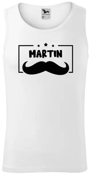 Pánské tílko Knírek se jménem