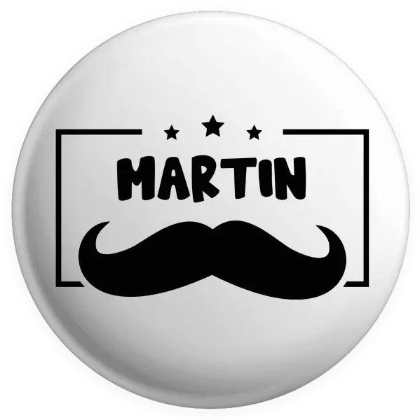 Placka Knírek se jménem