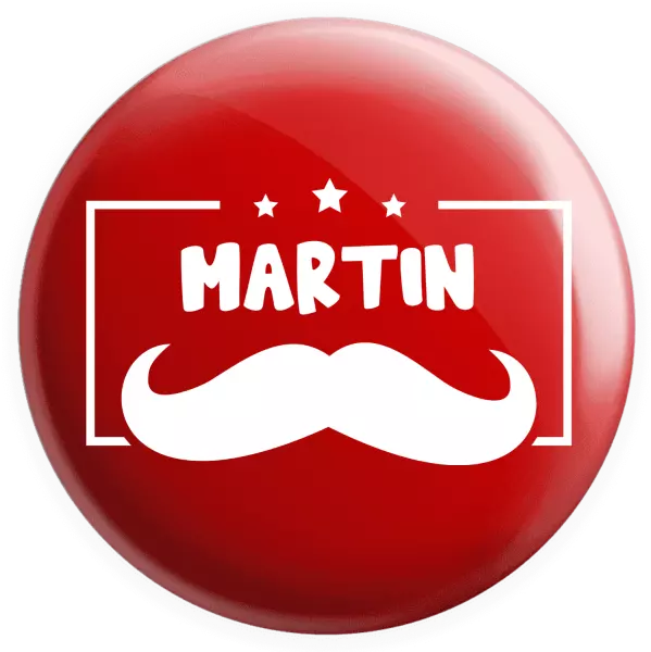 Placka Knírek se jménem