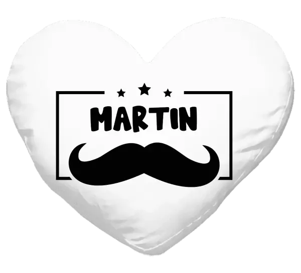 Polštář Knírek se jménem