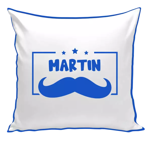 Polštář Knírek se jménem