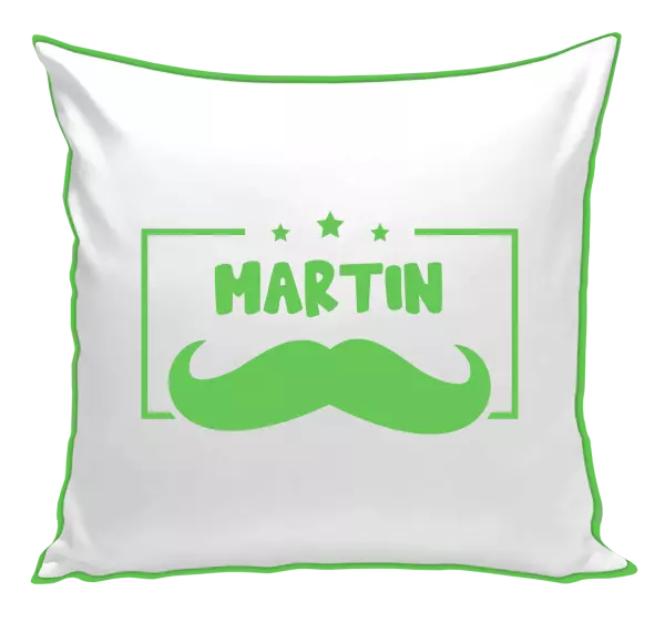 Polštář Knírek se jménem