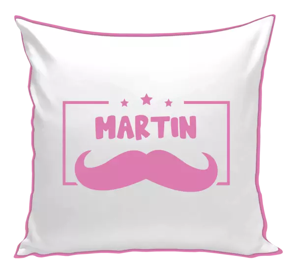 Polštář Knírek se jménem