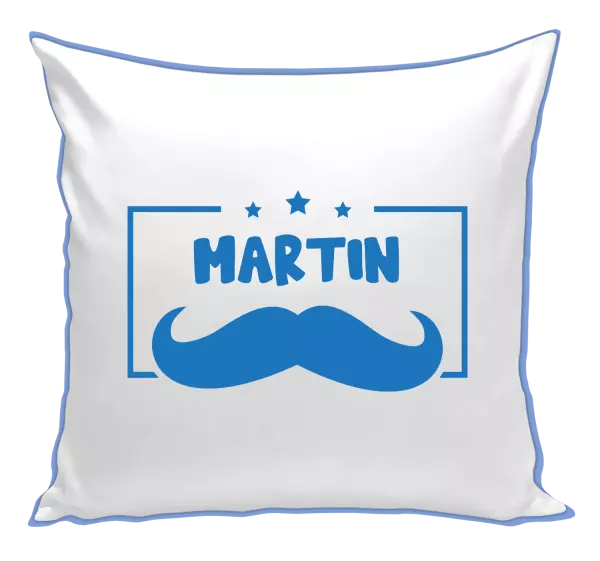 Polštář Knírek se jménem