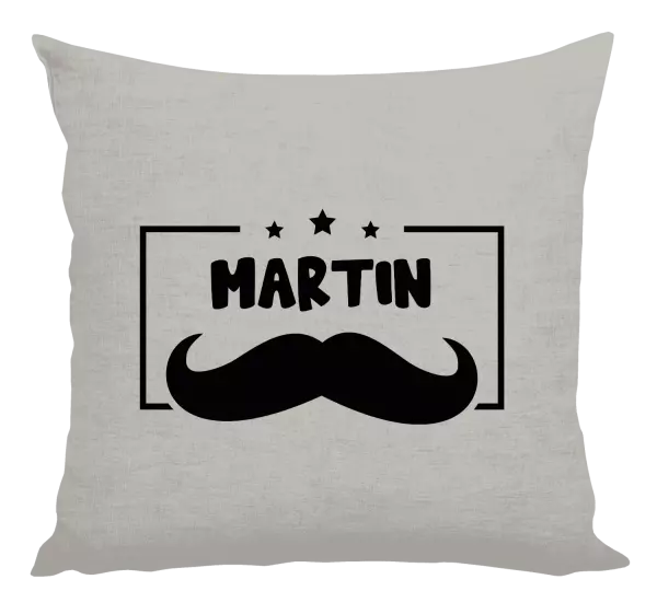 Polštář Knírek se jménem