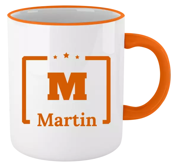 Hrnek Jméno s iniciálou