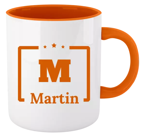 Hrnek Jméno s iniciálou