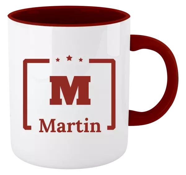 Hrnek Jméno s iniciálou