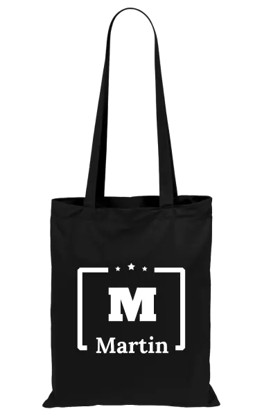 Látková taška Jméno s iniciálou