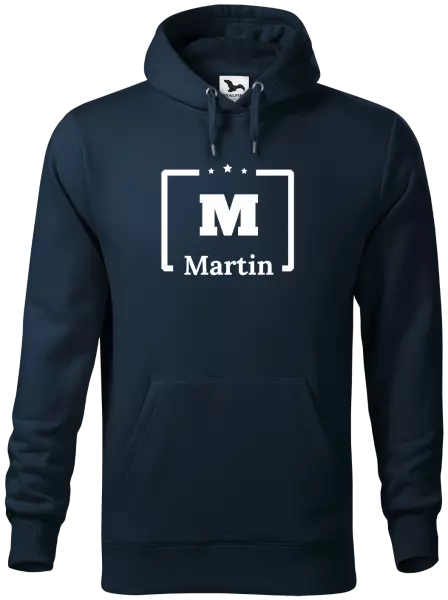 Pánská mikina Jméno s iniciálou