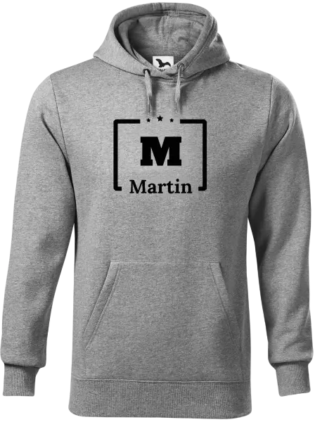 Pánská mikina Jméno s iniciálou