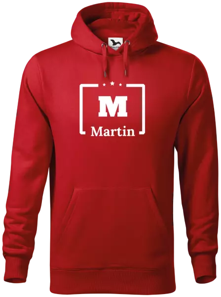 Pánská mikina Jméno s iniciálou