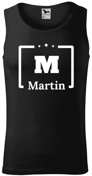 Pánské tílko Jméno s iniciálou