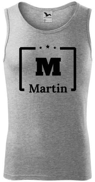 Pánské tílko Jméno s iniciálou